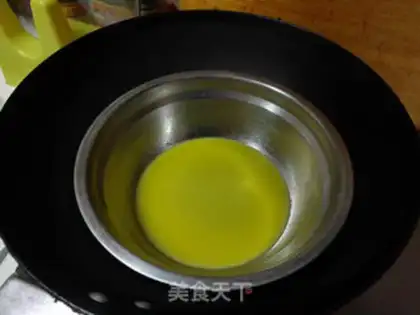 Make Mango heart mousse cake step 1