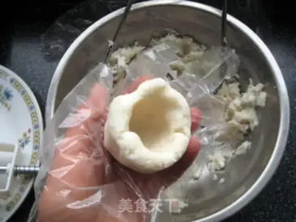 Make Mountain cake step 5