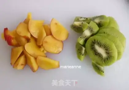 Make Peach juice step 1