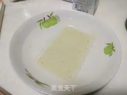 Make Mango heart mousse cake step 5