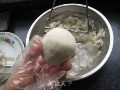 Make Mountain cake step 7