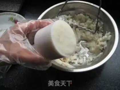 Make Mountain cake step 8