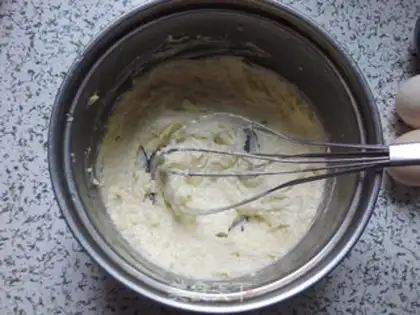 Make Banana walnut pound cake step 2