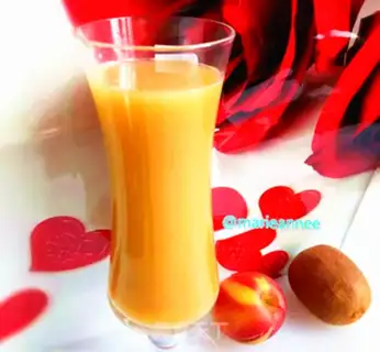 Make Peach juice step 4