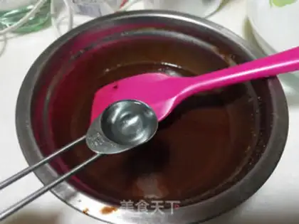 Make Mango heart mousse cake step 11