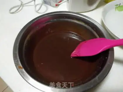 Make Mango heart mousse cake step 12