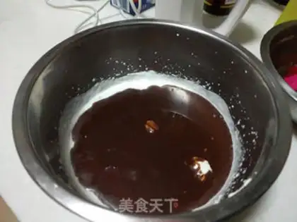 Make Mango heart mousse cake step 14