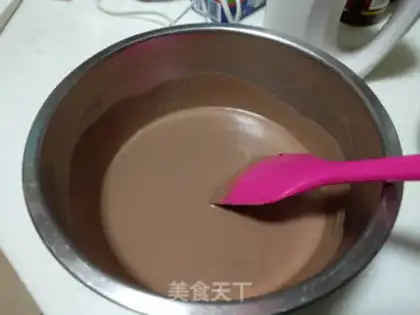 Make Mango heart mousse cake step 15