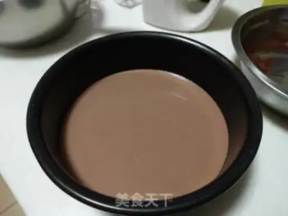 Make Mango heart mousse cake step 16