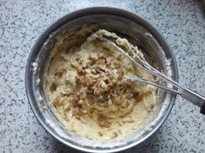 Make Banana walnut pound cake step 8