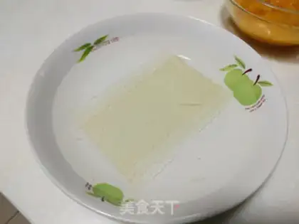Make Mango heart mousse cake step 20