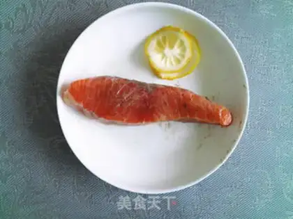 Make The rosemary salmon step 1