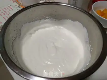 Make Mango heart mousse cake step 21
