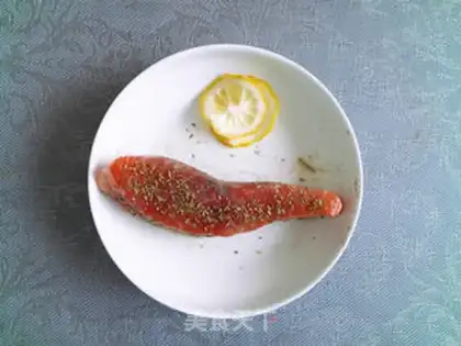 Make The rosemary salmon step 2