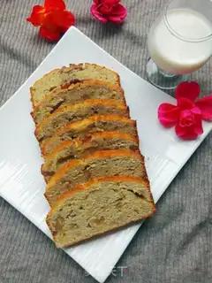 Make Banana walnut pound cake step 11