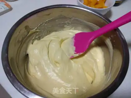 Make Mango heart mousse cake step 23