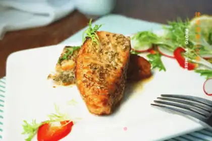 Make The rosemary salmon step 6