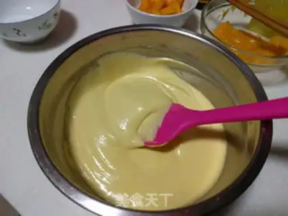 Make Mango heart mousse cake step 26