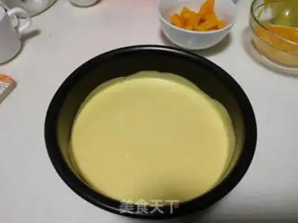 Make Mango heart mousse cake step 28