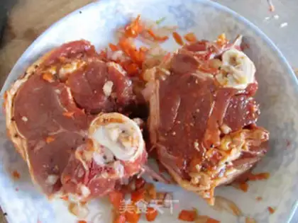 Make French black pepper lamb chop step 6