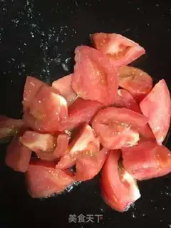 Make Tomato fried eggs step 8