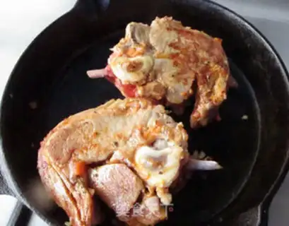Make French black pepper lamb chop step 8