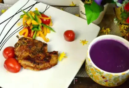 Make French black pepper lamb chop step 15