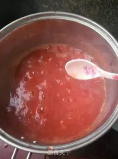 Make Strawberry sauce step 4
