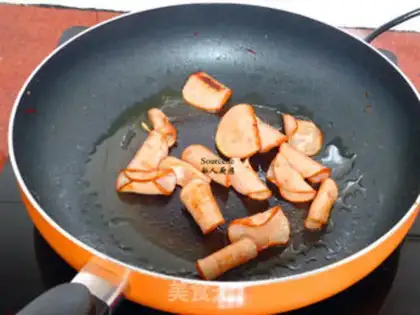 Make Bamboo and ham step 4