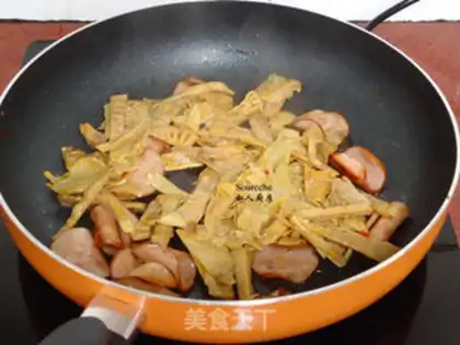 Make Bamboo and ham step 5
