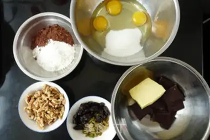 Make Chocolate brownie step 0