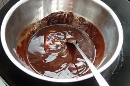 Make Chocolate brownie step 1