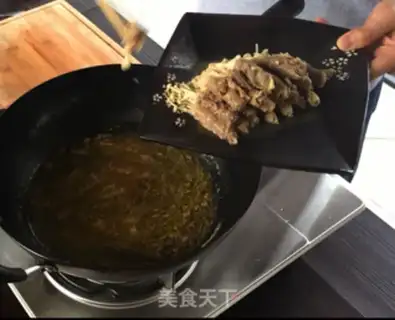 Make The peppers of gold and mushrooms step 10