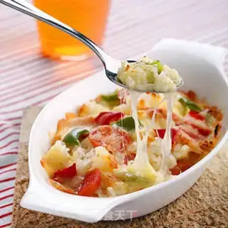 Make Cheese rice step 0