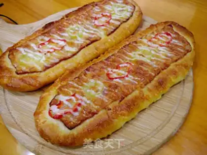 Make Bacon cheese bread step 7