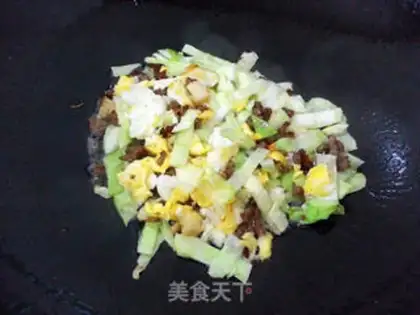 Make Homemade beef fried rice step 3