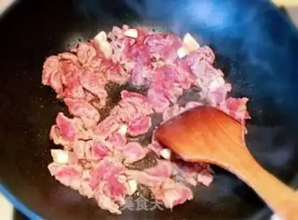 Make Cream and beef step 5
