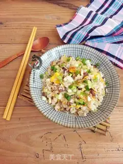 Make Homemade beef fried rice step 8