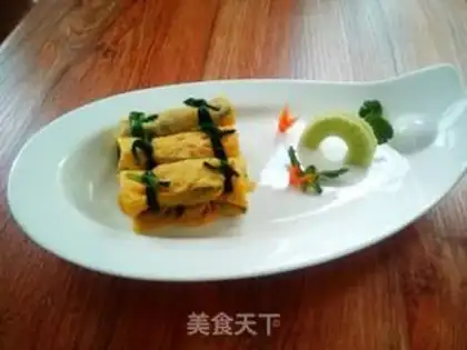 Make Eggskin roll step 6