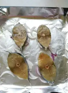 Make Spicy roasted mackerel step 5