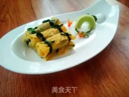 Make Eggskin roll step 11