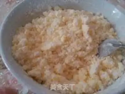 Make Fried soy-sand potato pie step 3