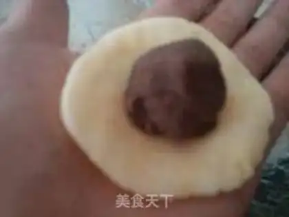 Make Fried soy-sand potato pie step 8