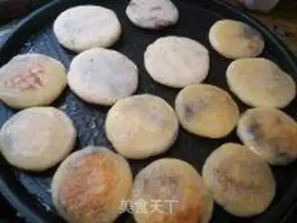 Make Fried soy-sand potato pie step 12