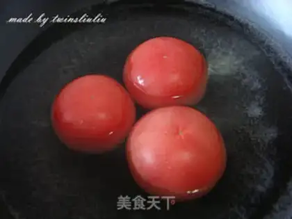 Make Tomato egg oak soup step 4