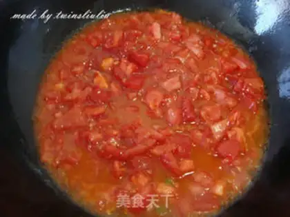 Make Tomato egg oak soup step 7