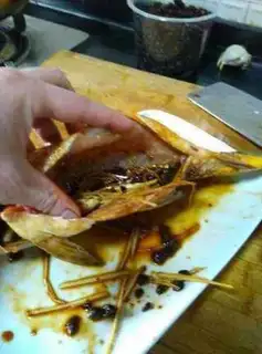 Make Garlic beans, steamed carp step 5