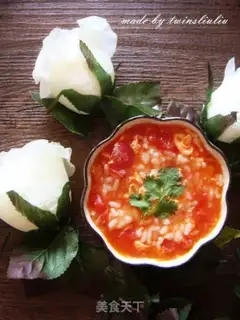 Make Tomato egg oak soup step 12