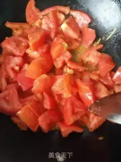 Make Tomato fried eggs step 4