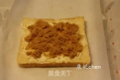 Make Corn sandwich step 1